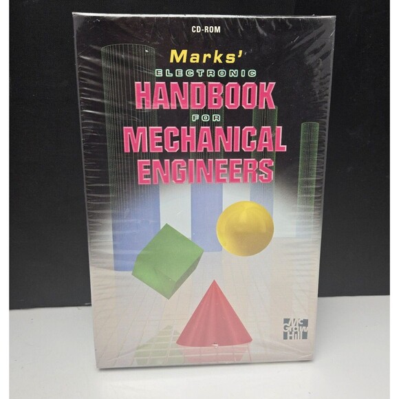 Marks' Electronic Handbook for Mechanical Engineers CD-ROM 1995 NEW Sealed HTF - Picture 3 of 12